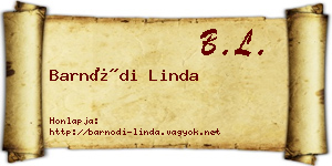 Barnódi Linda névjegykártya